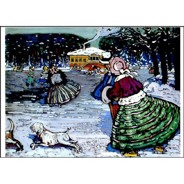 Wassily Kandinsky. Winter (Eislauf), 1906