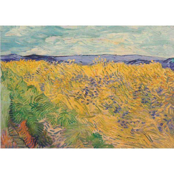 Vincent van Gogh. Feld mit Kornblumen, 1890