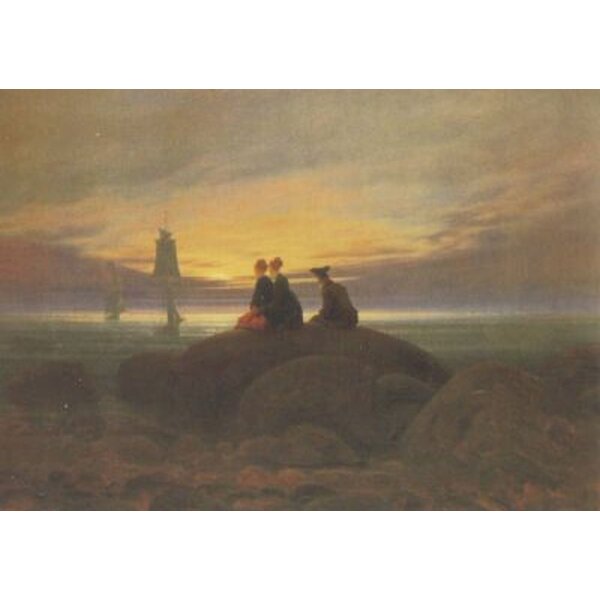 Caspar David Friedrich. Mondaufgang am Meer