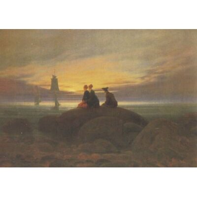 Caspar David Friedrich. Mondaufgang am Meer