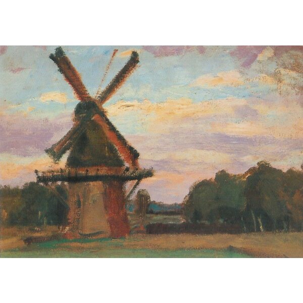 Fritz Overbeck. Mühle bei Worpswede, um 1900