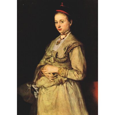 Wilhelm Leibl. Bildnis Frau Lorenz Gedon, 1868/69