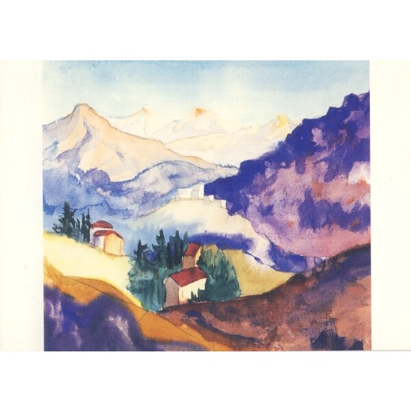 Hermann Hesse. November im Tessin, Aquarell