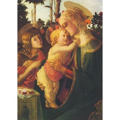 Sandro Botticelli. Madonna mit Jesus und Johannes