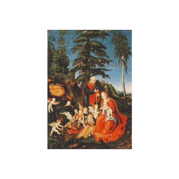 Cranach, Lucas d.Ä. Rast auf der Flucht nach Ägypten. KK
