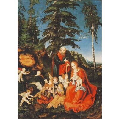 Cranach, Lucas d.Ä. Rast auf der Flucht nach Ägypten. KK