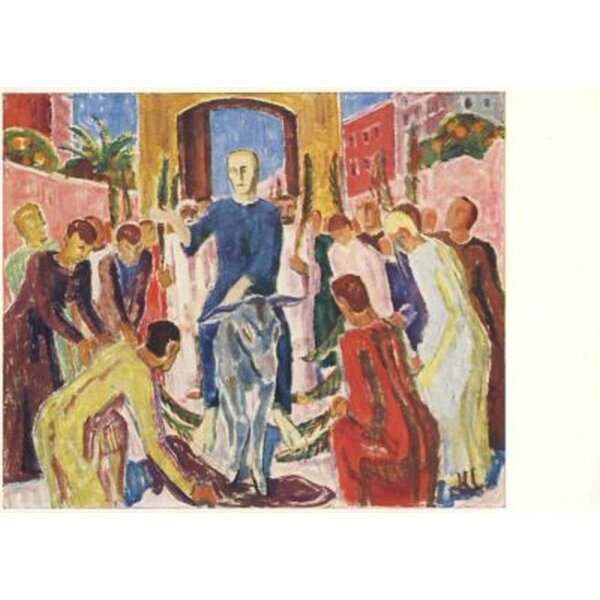 K. Caspar. Einzug Christi in Jerusalem