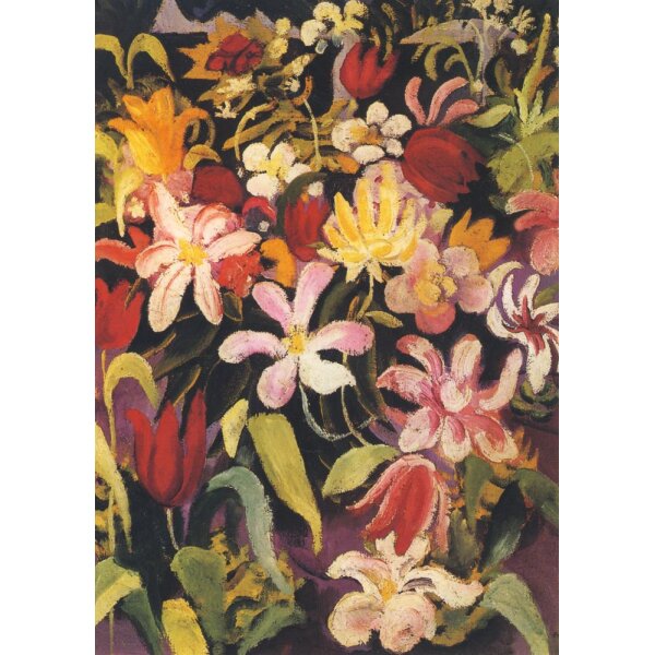 August Macke. Blumenteppich, 1913