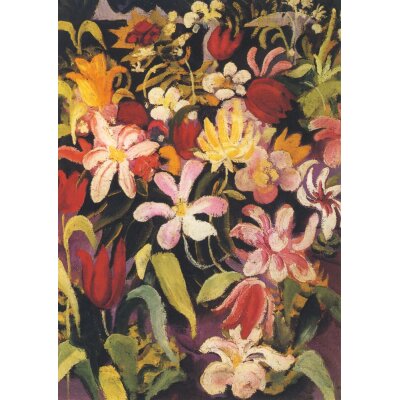 August Macke. Blumenteppich, 1913