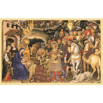 Gentile da Fabriano. Anbetung der Könige, 15. Jh.