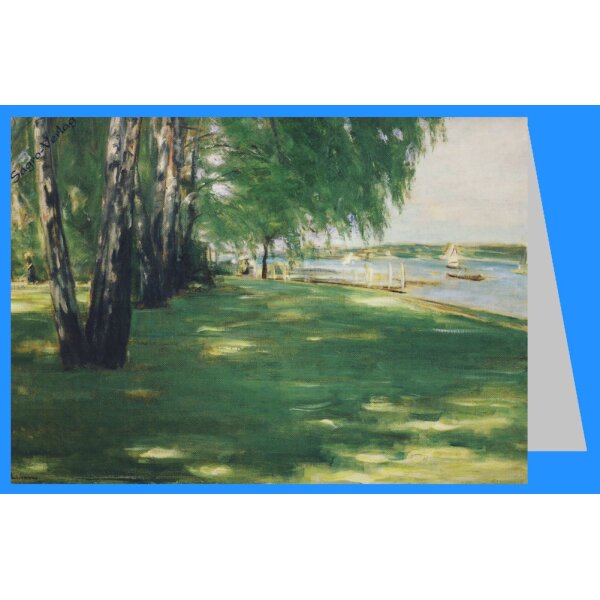 Max Liebermann. Der garten des Künstlers in Wannsee, 1918