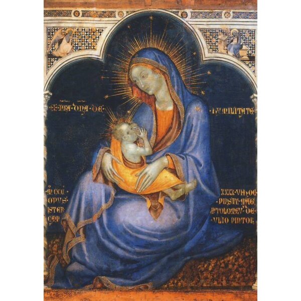 Bartolomeo Pellerano da Camogli. Madonna der Demut, 1346