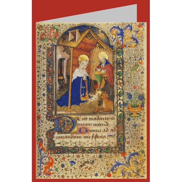 Geburt Christi, Miniatur, 15./16. Jh.