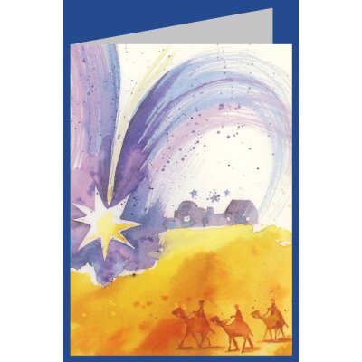 Auf dem Weg nach Bethlehem. Heilige drei Könige