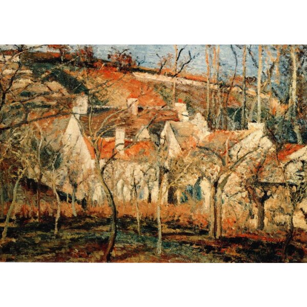 Camille Pissarro. Die roten Dächer, 1877