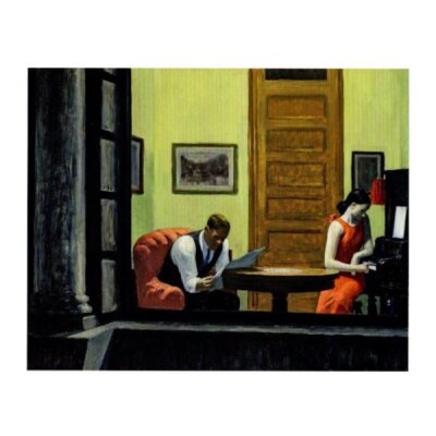 Edward Hopper. Room in New York, 1932