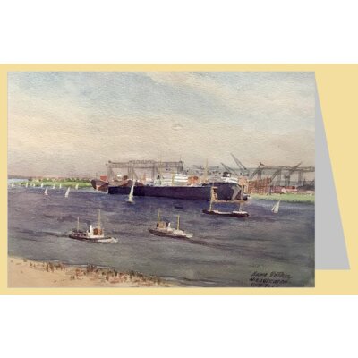 Hans Völker. Deutsche Werft von Hamburg-Nienstedten, 1955