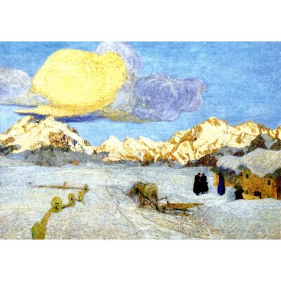 Giovanni Segantini. Das Alpentriptychon. Vergehen