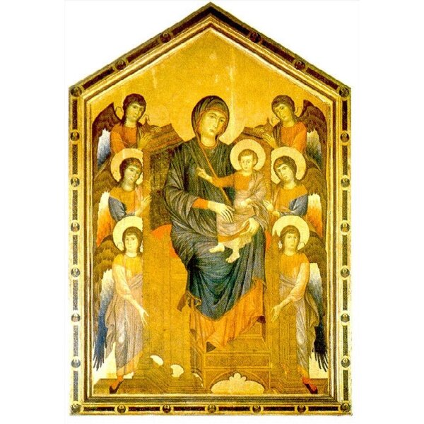 Cimabue. Thronende Muttergottes