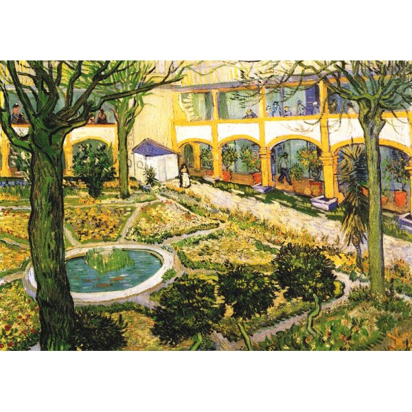 Vincent van Gogh. Der Garten des Maison de Sante in Arles, 1889