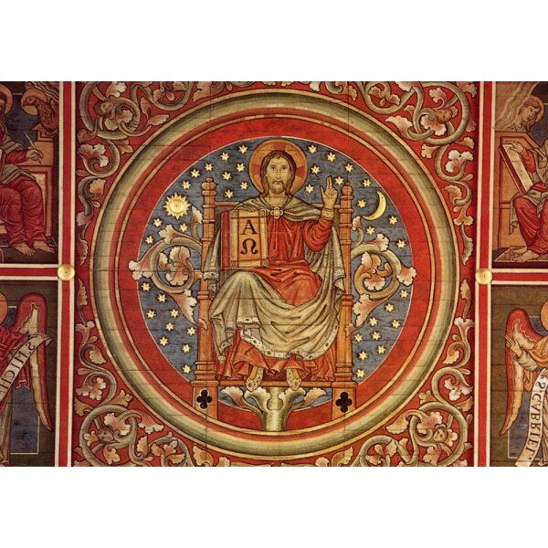 Thronender Christus. St. Michaels-Kirche Hildesheim