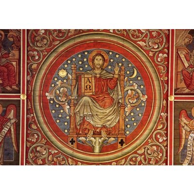 Thronender Christus. St. Michaels-Kirche Hildesheim