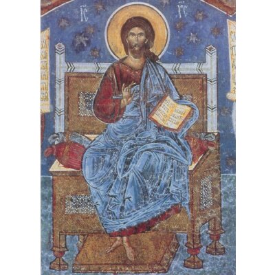 Christus, St. Georgs-Kirche. Voronet, Moldau, Rumänien