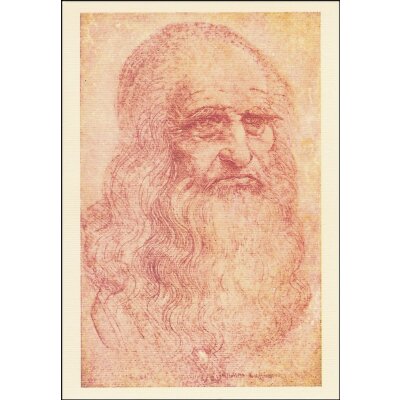 Leonado da Vinci. Autoritratto