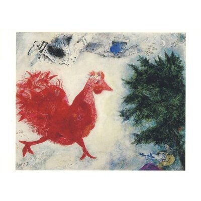 Marc Chagall. Der rote Hahn