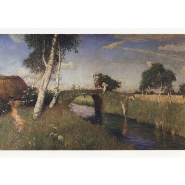 Otto Modersohn. Sommer am Moorkanal, 1896