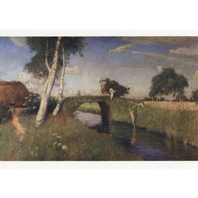 Otto Modersohn. Sommer am Moorkanal, 1896