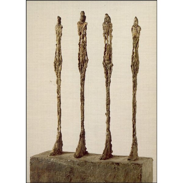 Giacometti, Alberto. Vier Frauen auf einem Sockel