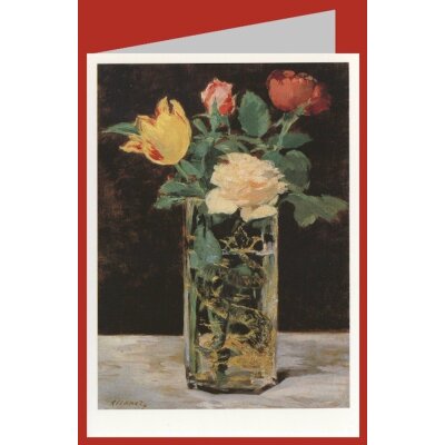 Edouard Manet. Rose und Tulpe, 1882