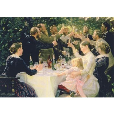 Peder Severin Krøyer. Feier der Künstler in...