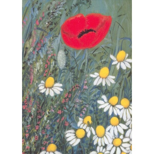 Heide Dahl. Mohn und Kamille