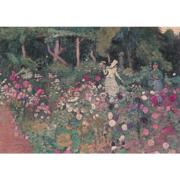Ottilie Reylaender. Blühender Garten, 1908