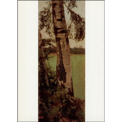 Otto Modersohn. Birkenstamm, um 1894