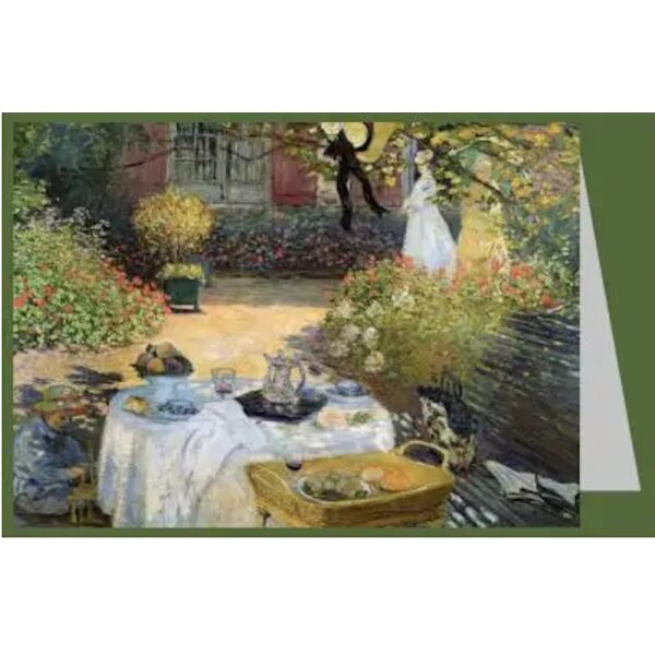 Clause Monet. Das Mittagessen, Monets Garten in Argenteuil