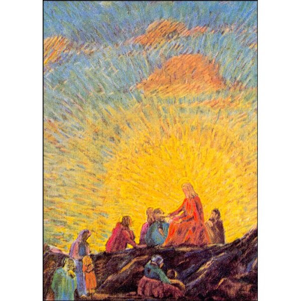 Max Wolfhügel. Bergpredigt, 1931, Ausschnitt
