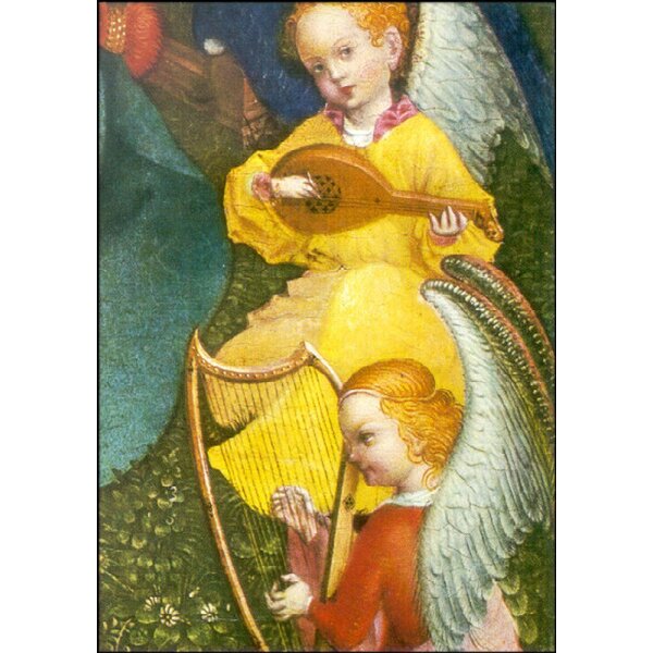 Stefan Lochner. Musizierende Engel, rechts