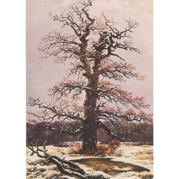 Caspar David Friedrich. Eiche im Schnee, 1840