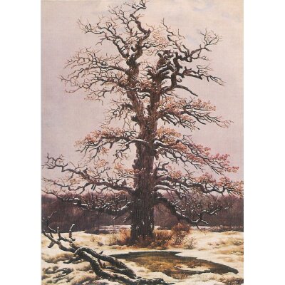 Caspar David Friedrich. Eiche im Schnee, 1840