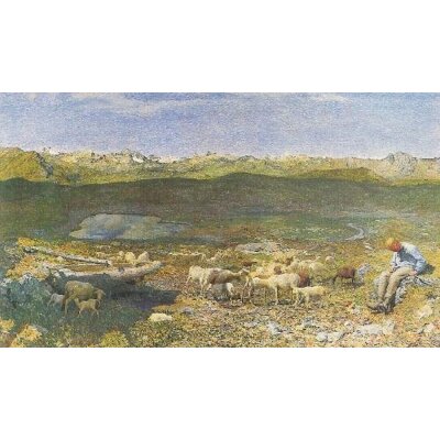Giovanni Segantini. Alpenweiden, 1895