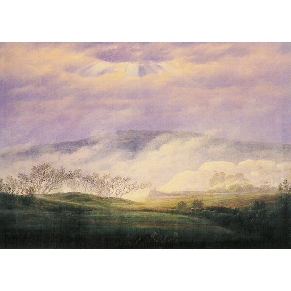 Caspar David Friedrich. Nebel im Elbtal, 1821