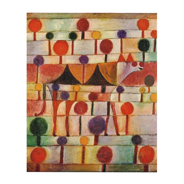 Paul Klee. Kamel in rhytmischer Baumlandschaft