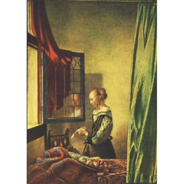 Jan Vermeer van Delft. Brieflesendes Mädchen