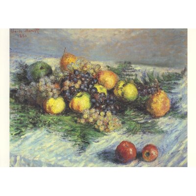 Claude Monet. Stilleben mit Birnen und Trauben, 1880