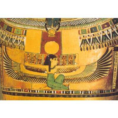 Aegy.Geflügelte Isis, i.symbolischer Gestalt e.Raubvogels