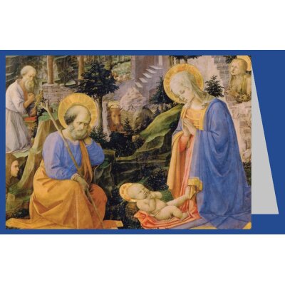 Fra Filippo Lippi. Anbetung des Kindes / Heiligen Hieronymus