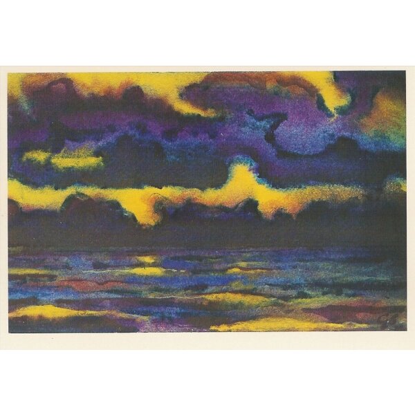 Hans Geissberger. Wolken über dem See